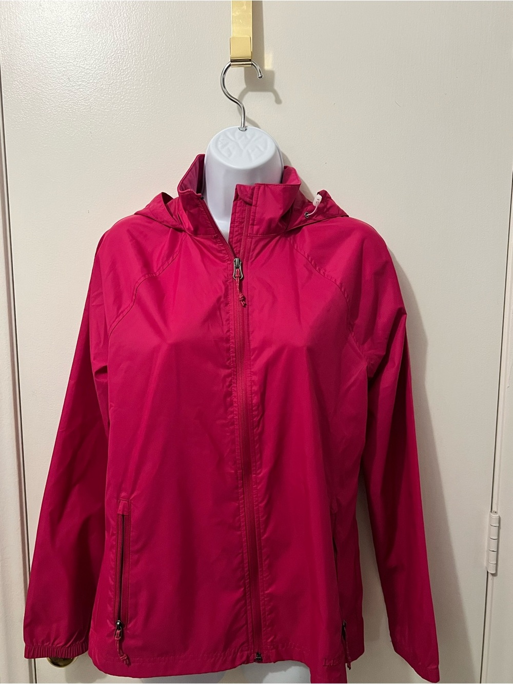 L.L. Bean Bright Pink Hooded Ski Jacket